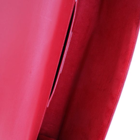 Saint Laurent Red Smooth Calfskin Cassandre Clutch - Picture 6 of 6